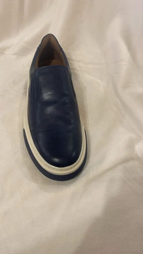 Ale SapaTenis Couro - Marinho